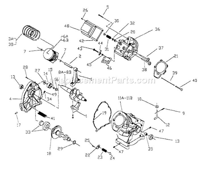 Page C Diagram and Parts List for 0766-0  Briggs and Stratton Pressure Washer